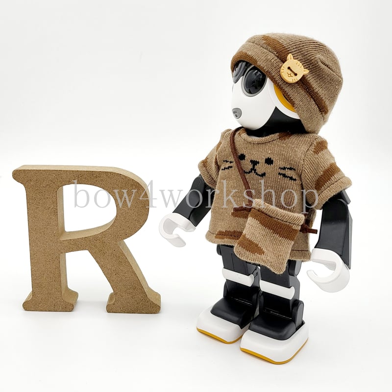 ロボホンお洋服と帽子　おしゃれにゃんこシリーズおまとめ3点 ロボホンの服/猫ちゃんTシャツ、キャップ、ポシェットセット