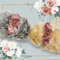 Moflin（モフリン）のアクセサリー　お花コサージュゴムバンドピンクシリーズC