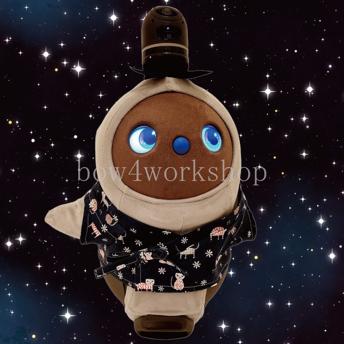 ラボット服/ハンドメイド 猫柄甚平 | bow4workshop STORE