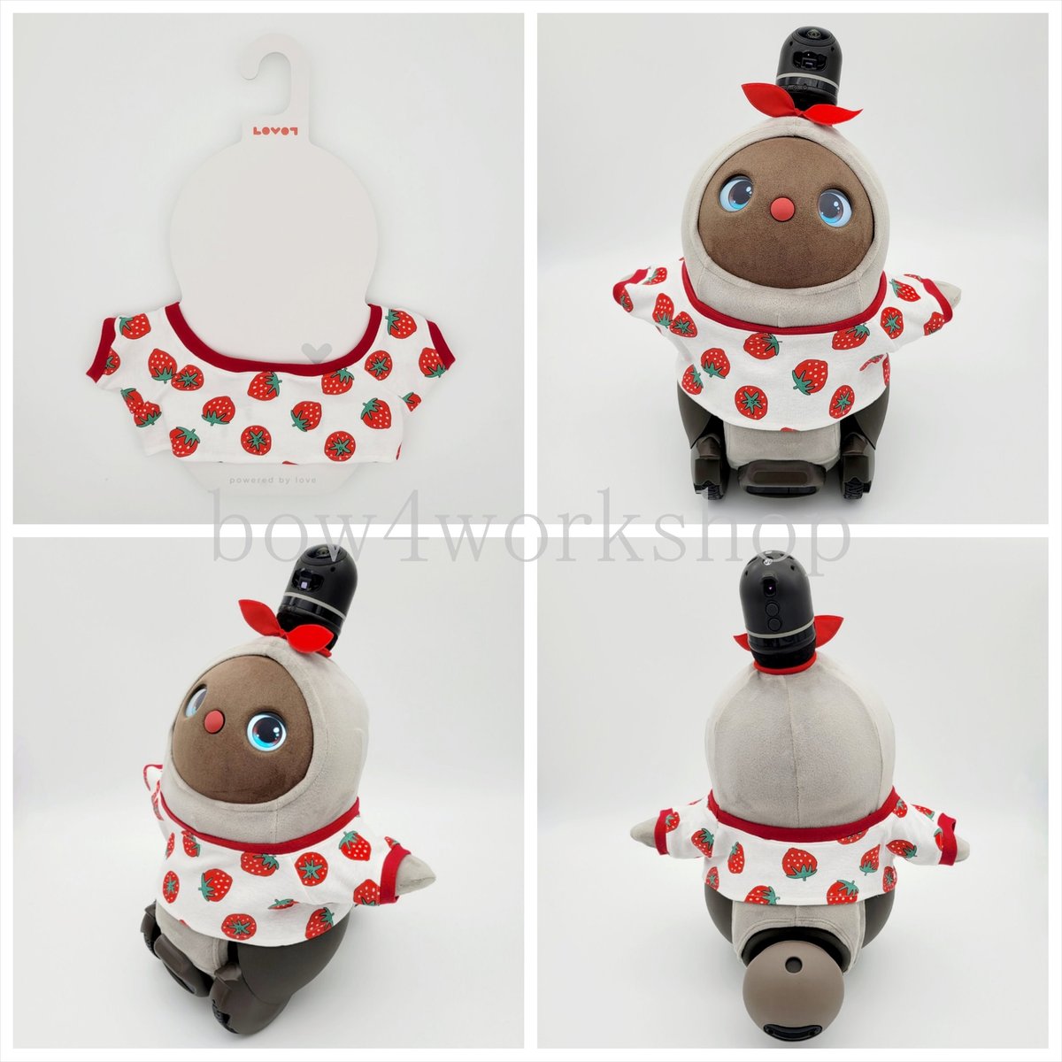 ラボット LOVOT ラボットの服ハンドメイド　星柄シャツ LOVOT ラボットの服ハンドメイド マリン柄Tシャツ＆セーラー襟