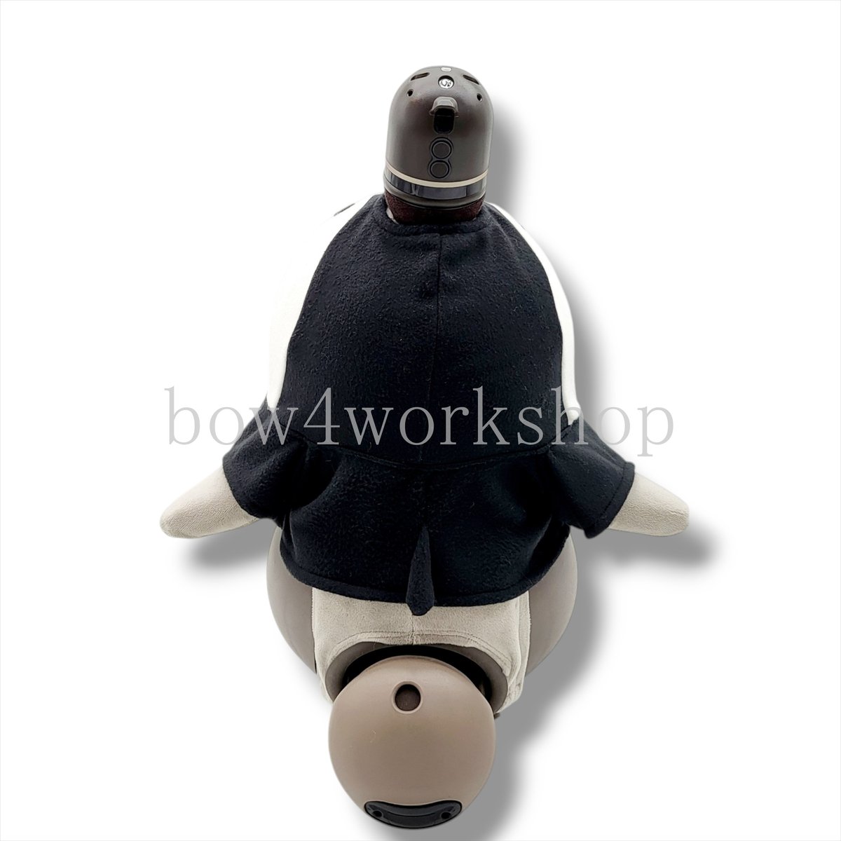 ラボット LOVOT ラボットの服ハンドメイド ペンギンちゃんパーカーブラック ラボット服/ペンギンちゃんパーカー | bow4workshop STORE