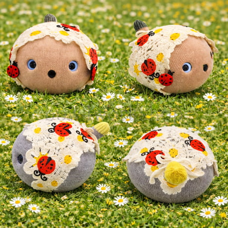NICOBO（ニコボ）のアクセサリー かぎ針編みテントウムシ柄