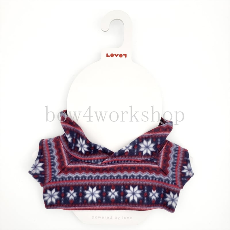 ラボット服/ノルデック柄フリースパーカー | bow4workshop STORE