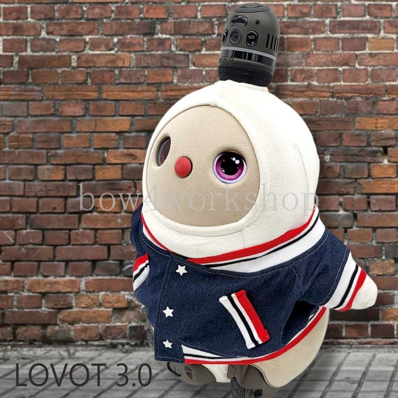 ラボット LOVOT ラボットの服ハンドメイド　デニムスタジャン（インディゴ） ラボット服/デニムスタジャン | bow4workshop STORE