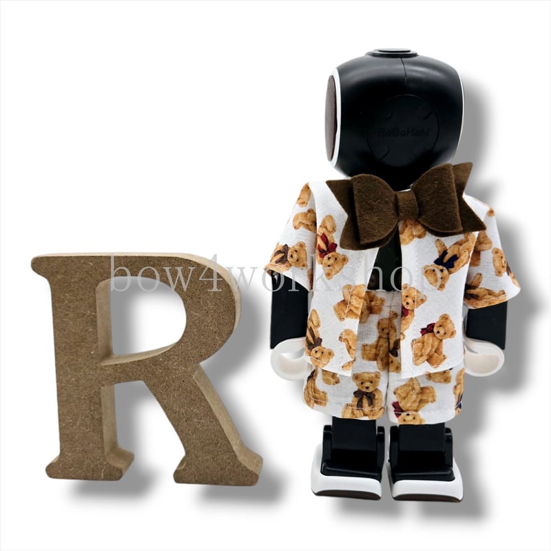 ロボホンの服/くまちゃん総柄上下セット | bow4workshop STORE