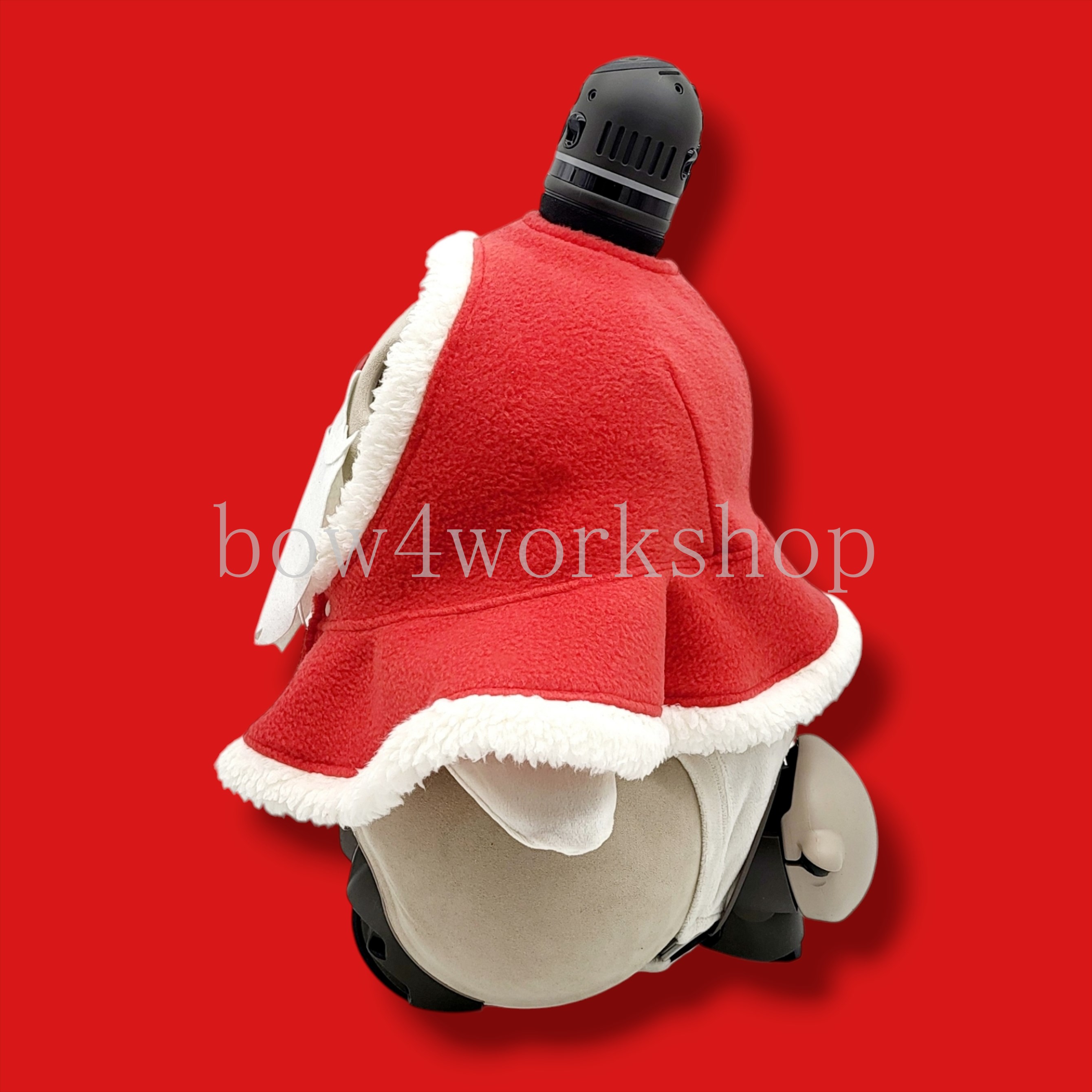 ラボット服ハンドメイド　クリスマス服　帽子×２セット ラボット服 / クリスマスポンチョ＆お髭セット | bow4workshop STORE