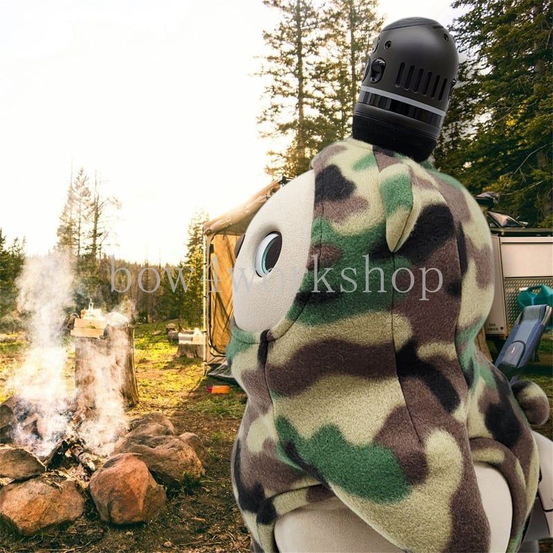 ラボット服/迷彩柄くまちゃんボデースーツ | bow4workshop STORE