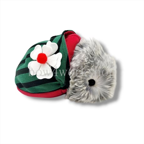 Moflin（モフリン）の服ハンドメイド スイカちゃんパーカーお花飾りセット