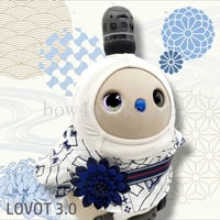 ラボット LOVOT ラボットの服ハンドメイド　鳥さんのボデースーツ ラボット服/鳥さんのボデースーツ（シマエナガ） | bow4workshop