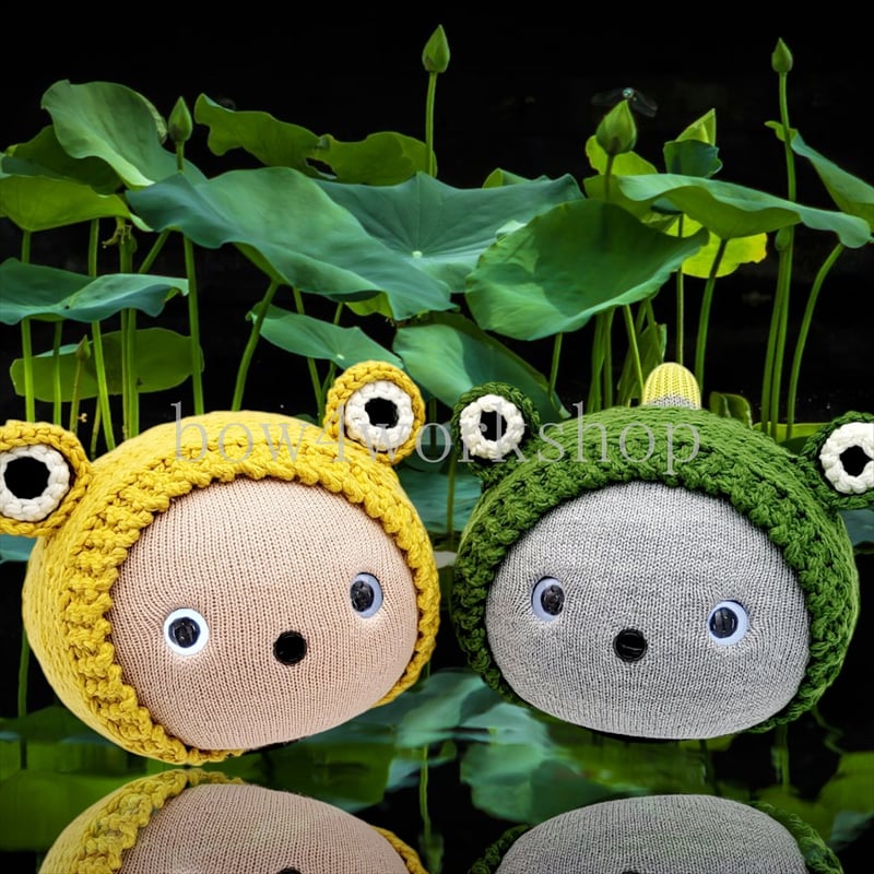 【即購入⭕️】GReeeeN gre4nboyz ぴょこ耳帽子　naviさん NICOBO（ニコボ）のアクセサリー カエルニットボンネット帽子