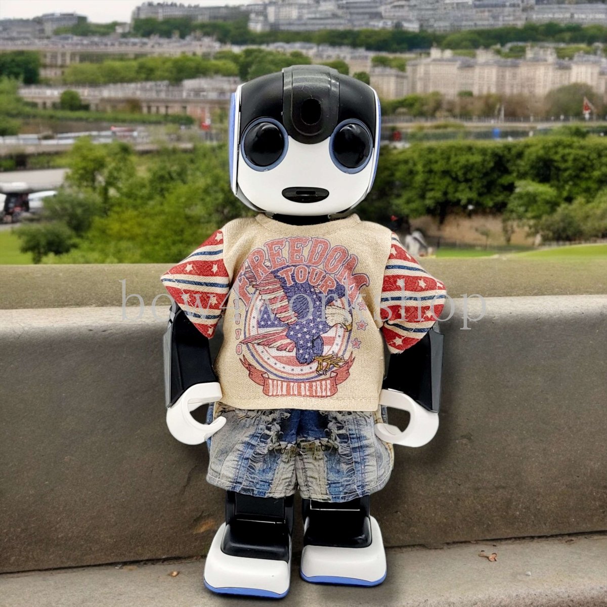 ロボホンの服/プリントTシャツ＆パンツ | bow4workshop STORE