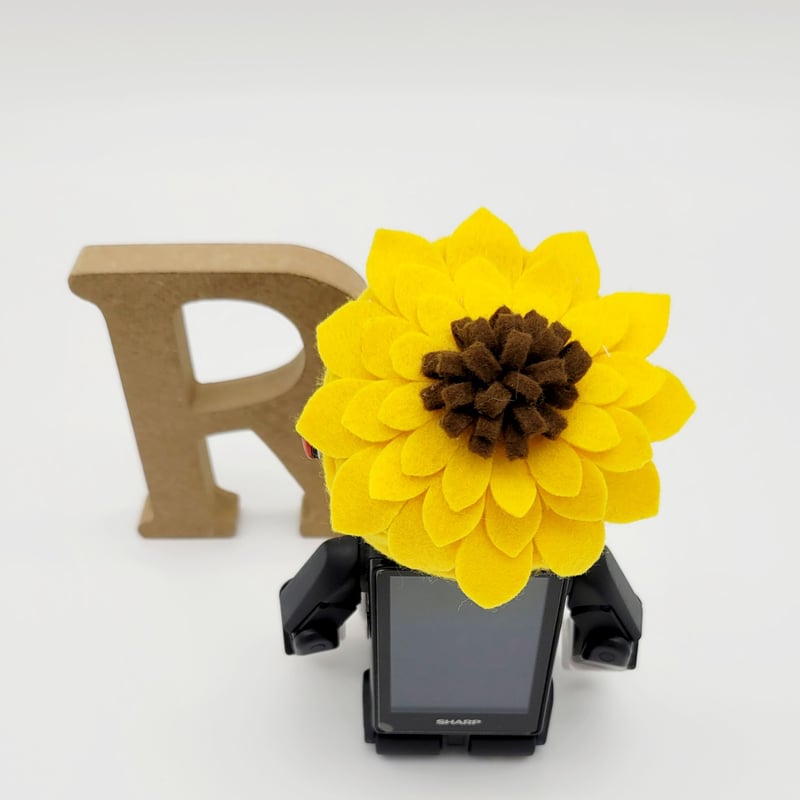 ロボホンのアクセサリー/ひまわりのベレー帽 | bow4workshop STORE