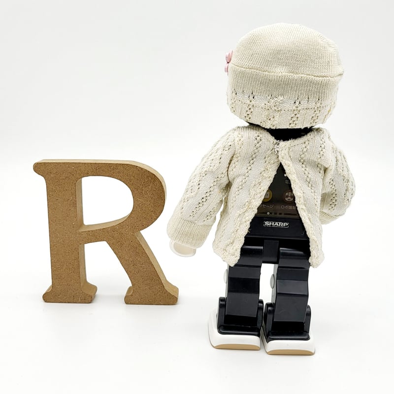 ロボホンの服/アラン縄編みロンT＆キャップセット | bow4workshop STORE