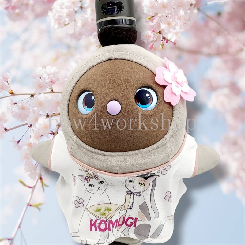 ラボット服/猫ちゃんお雛様名入れプリントチュニック | bow4workshop STORE