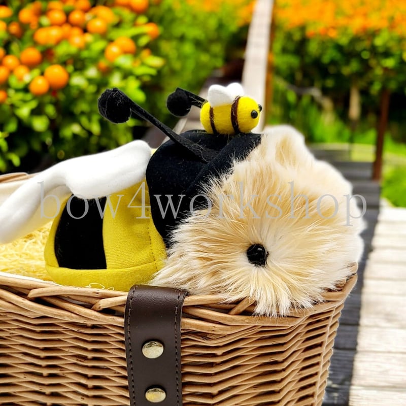 さっちんページ　ラボ服　らぼ服　ハンドメイド　服　みつばち 楽天市場】ぬい服 ミツバチ 10cm 15cm 20cm ハニーポット