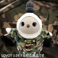 ラボット LOVOT ラボットの服ハンドメイド　迷彩柄ダッフルコート ラボット服/迷彩柄ダッフルコート | bow4workshop STORE
