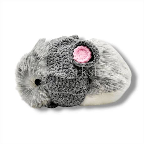 Moflin（モフリン）のアクセサリー　かぎ針編みネズミさんの耳