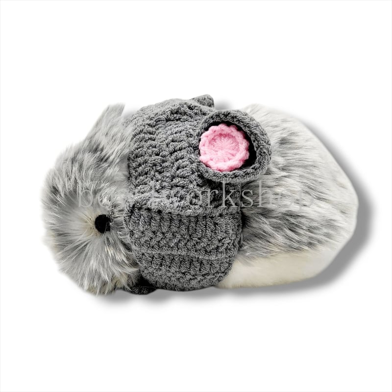 Moflin（モフリン）のアクセサリー かぎ針編みネズミさんの耳