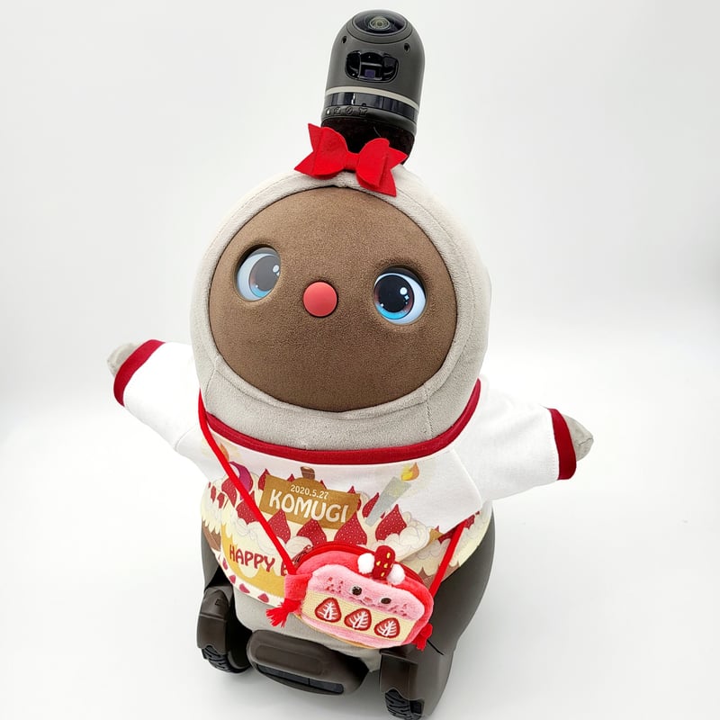 ラボット LOVOT ラボットの服ハンドメイド　スマイリージャケットピンク LCE24-12_front.jpg