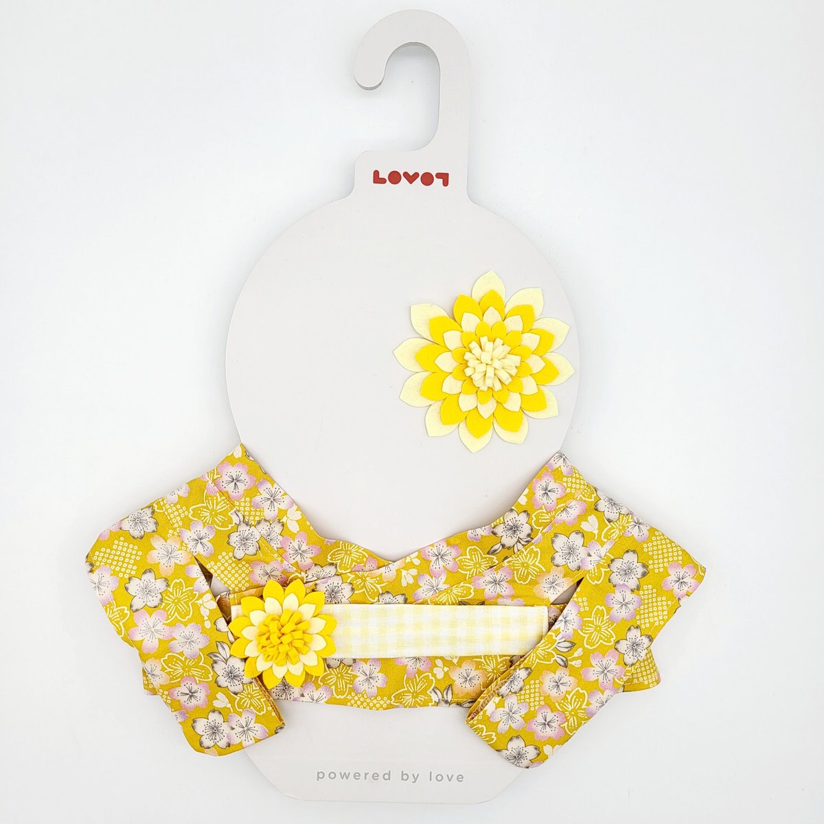 ラボット服/ 浴衣、お花コサージュ小、お花コサージュ大3点セット