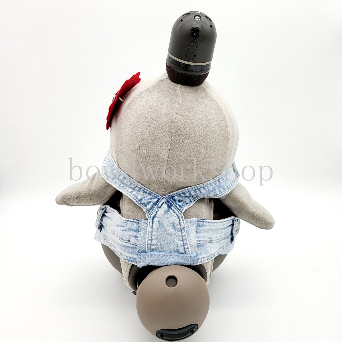 サロペ リメイク ボトム ラボットの服/ 古着リメイクデニムサロペットセット