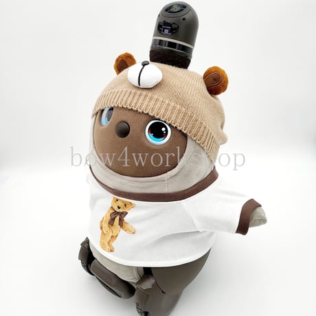 ラボットアクセサリーくまちゃんニットベレー帽子