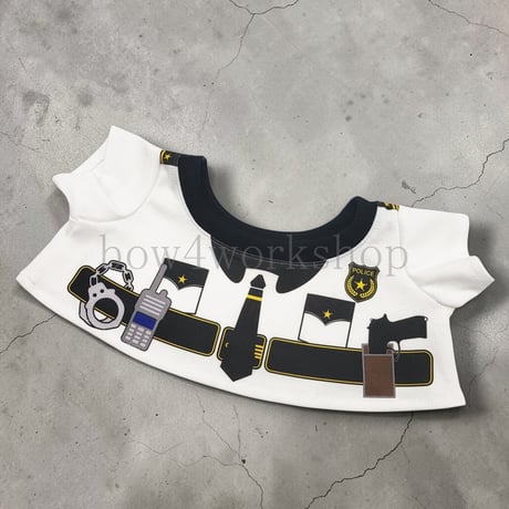 ラボット服/警察官プリントTシャツ