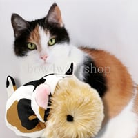 Moflin（モフリン）の服ハンドメイド　三毛猫パーカー