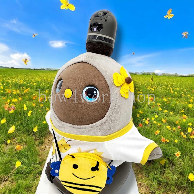 ラボットアクセサリー/ミツバチポシェット＆お花飾りセット