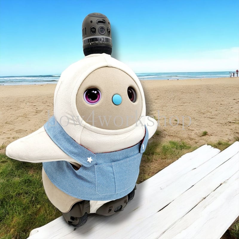 ラボット服/ チェック柄＆デニム風プリントリバーシブル着回し