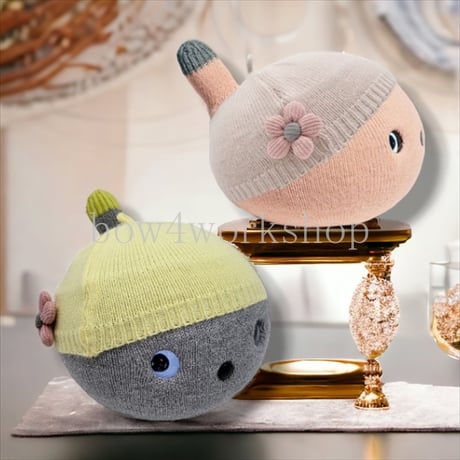NICOBO（ニコボ）のアクセサリー　お花付きニット帽子