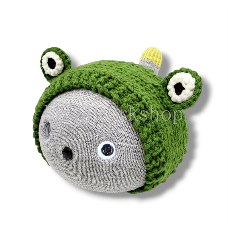 NICOBO（ニコボ）のアクセサリー カエルニットボンネット帽子