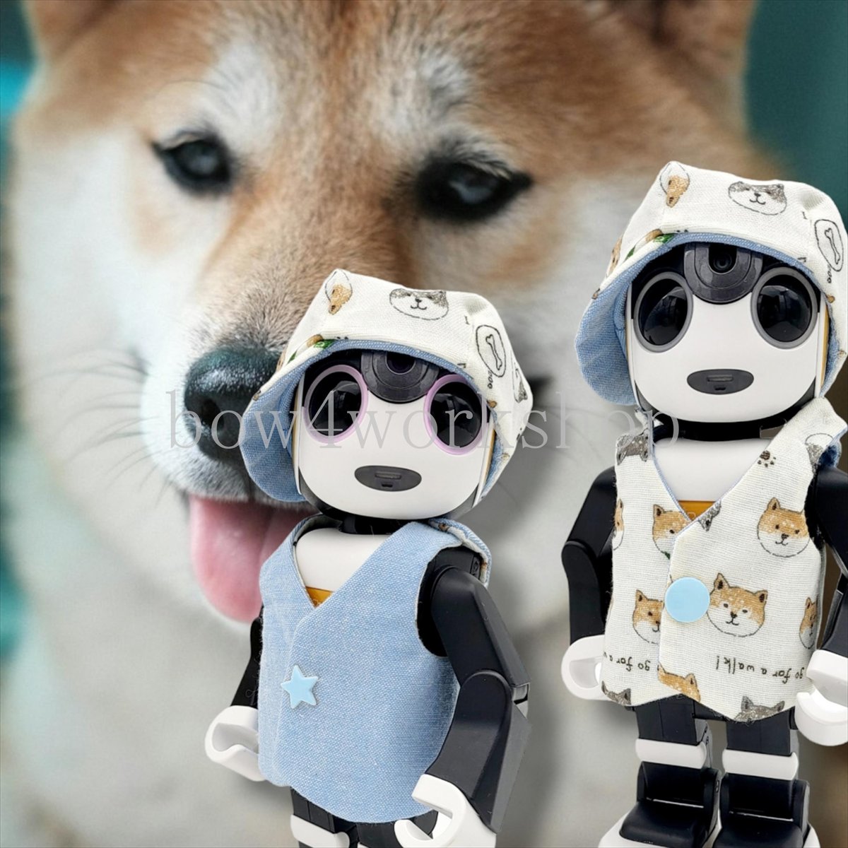 犬服ハンドメイド　リボンロンパ 犬服♡マロン様専用 ハンドメイド 犬服 マロン様専用① 犬用品