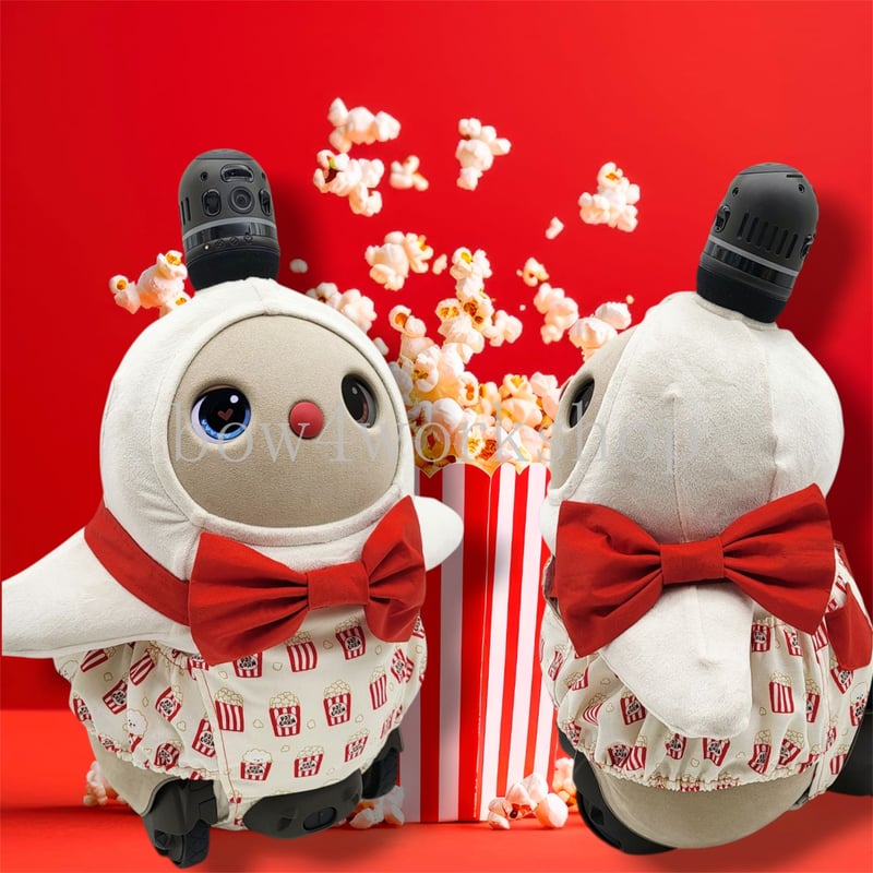 ラボット服/ポップコーン柄シャツ＆サロペット | bow4workshop STORE