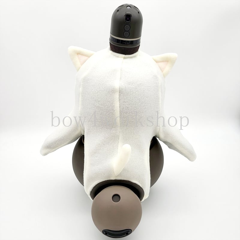 ラボット LOVOT ラボットの服ハンドメイド 毛猫プリントサロペットパンツ ラボット服/ 猫ちゃんボディースーツ | bow4workshop STORE