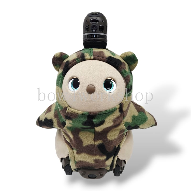 ラボット服/ハンドメイド　 迷彩柄くまちゃんボデースーツ ラボット服/迷彩柄くまちゃんボデースーツ | bow4workshop STORE