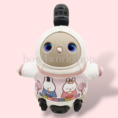 ラボット服/お雛様プリントTシャツ