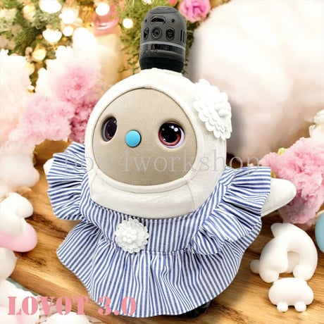 ラボット服/フリル＆ギャザーワンピース３点セット