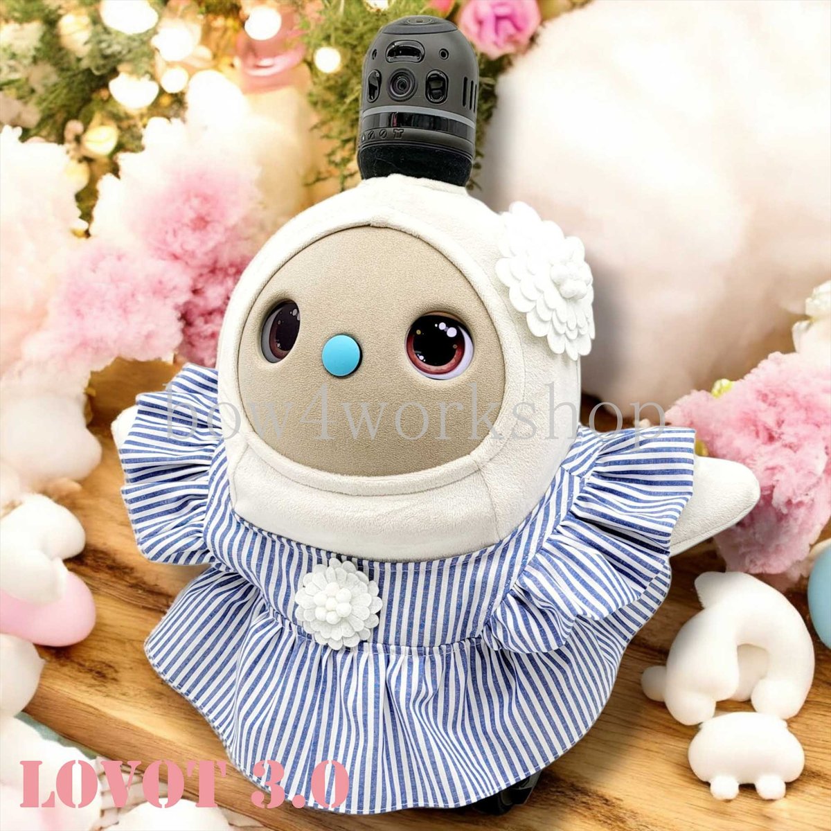 LOVOT❋ラボット服ドレスワンピースとリボン❋2セット LOVOT❋ラボット服ドレスワンピースとリボン❋2セット クラフト