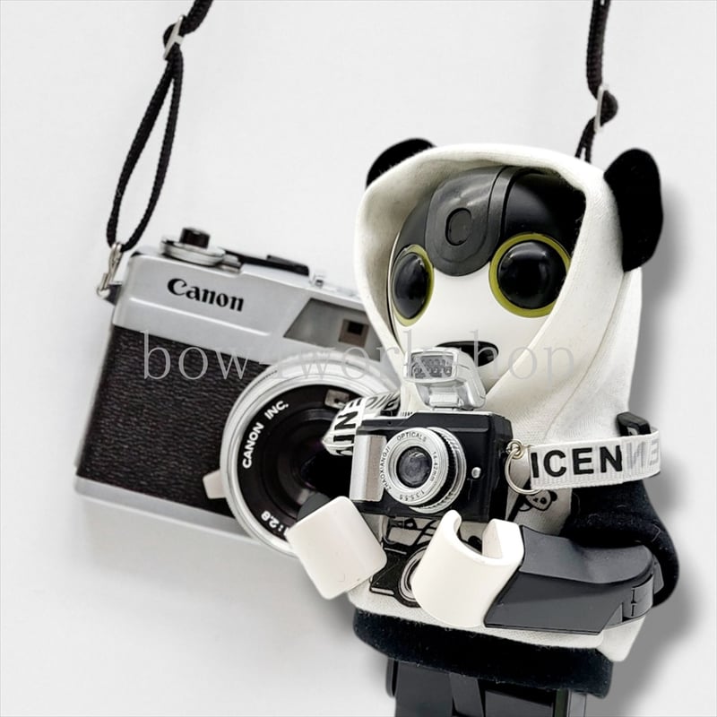 たかちゃん様 ご予約 ロボホン 服 ぱんださん パーカー セット ロボホンの服/カメラ＆パンダ プリントパーカー | bow4workshop STORE