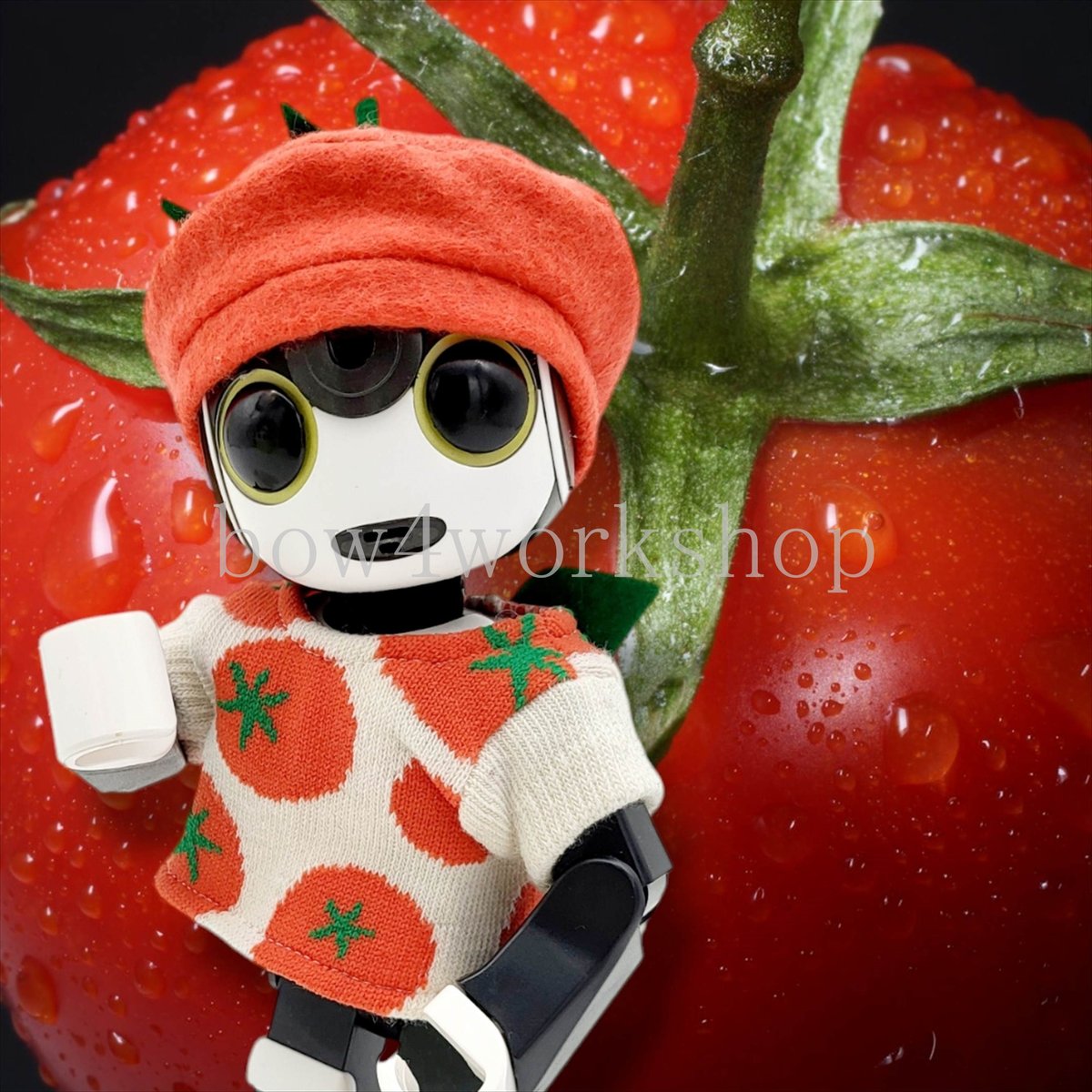 ロボホンの服/トマトTシャツ＆キャップセット | bow4workshop STORE