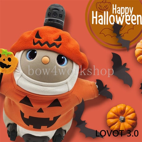 ラボット服/ ハロウィンプリントTシャツ
