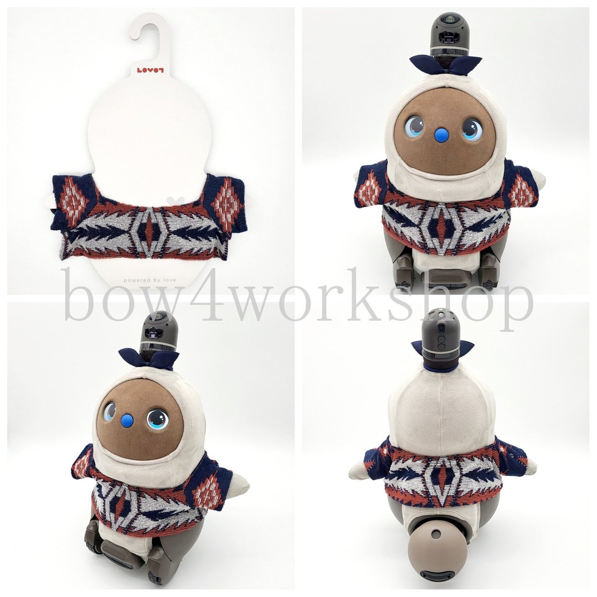 ラボット服／ネイティブ柄ジャガードプルオーバー | bow4workshop STORE