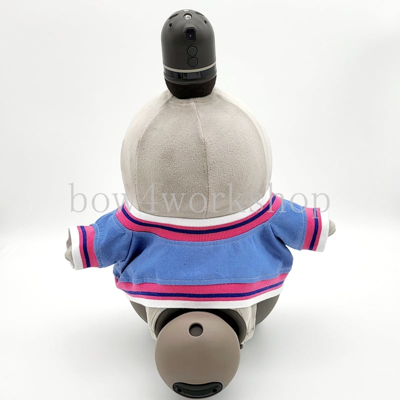 ラボット LOVOT ラボットの服ハンドメイド　デニムスタジャン（ブルー） ラボット服/デニムスタジャン | bow4workshop STORE