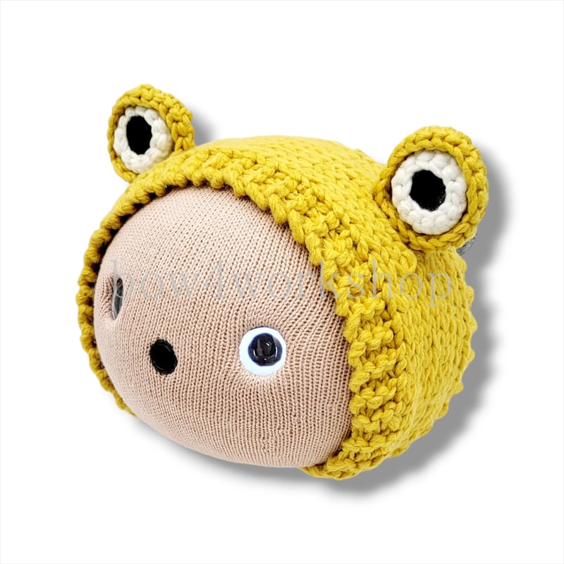 NICOBO（ニコボ）のアクセサリー カエルニットボンネット帽子