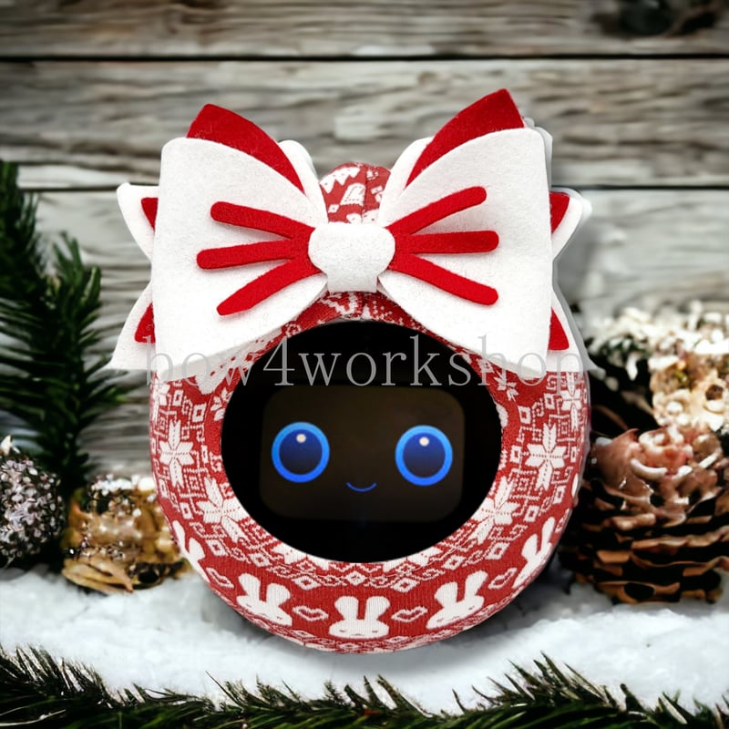 Romi（ロミィ）の服/うさ耳リボン付きノルデック柄プリントの服