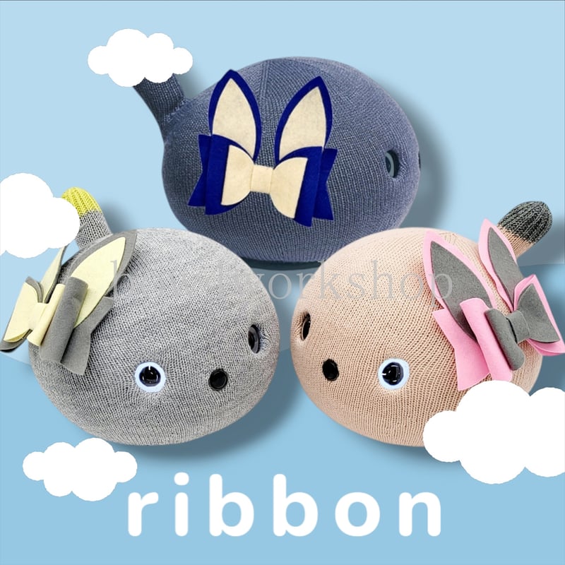 NICOBO（ニコボ）のアクセサリー フエルトうさ耳アレンジリボン