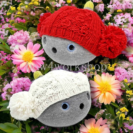 NICOBO（ニコボ）のアクセサリー/ビッグボンテンニット帽子