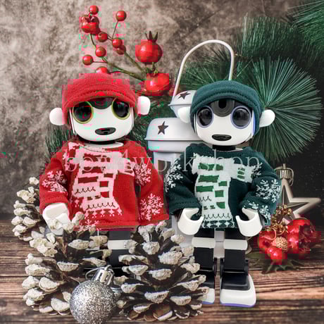 ロボホン RoBoHoN ロボホンの服ハンドメイド サンタクロース名入れセット ロボホンクリスマス | STORES