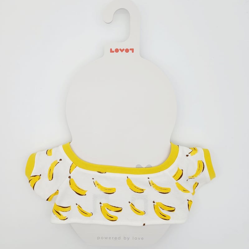 ラボット服/ハンドメイド バナナ柄Tシャツ | bow4workshop STORE ラボット服/ハンドメイド バナナ柄Tシャツ | bow4workshop STORE